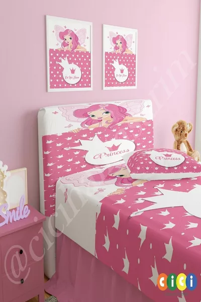 Basis Hoes Hoekige Fee Prinses Met Tekst