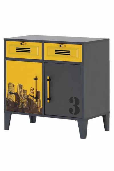 Tesla Şifonyer Sarı