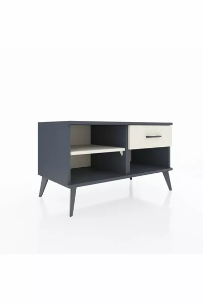 Комод Hyperion с одной полкой и одним ящиком, антрацит-каменный