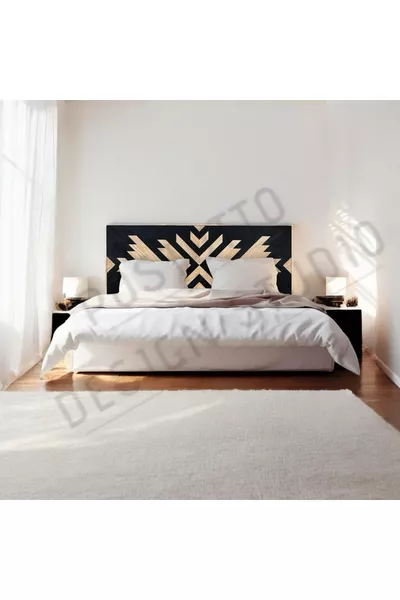 Nordwood Wooden Double Handmade Bed/Headboard