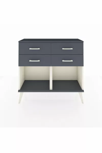 خزانة أدراج أرجيس 4 أدراج  حجر القمر - أنثراسيت