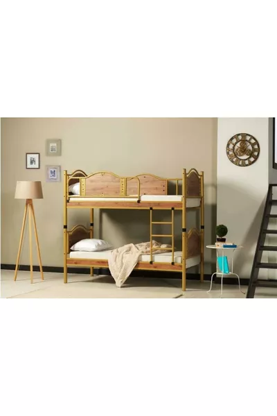 Avant-garde Bunk Bed Walnut