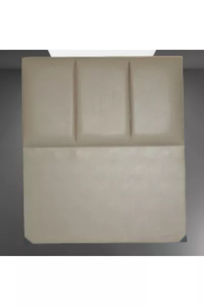 Headboard Alc Low Artificial Leather Cream Slatted Single Bed Headboard