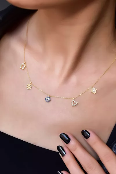 Ayar Gold Plated Luck Necklace