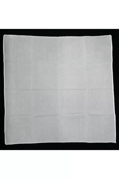 منديل داخلي نسائي من القطن أبيض  سم