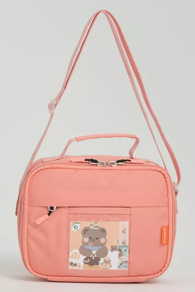 Детска обядна чанта в стил Коре Кавай с аксесоари - термоизолирана обядна чанта с термос