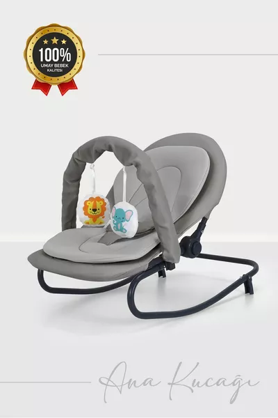 Umay Babyschaukel, Stufenlos, Schaukelbar, Fixierbar, Mit Spielzeug, Baby-Babyschaukel, Muttersitz