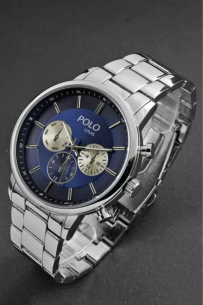 Montre-bracelet en métal de luxe pour hommes, sportive