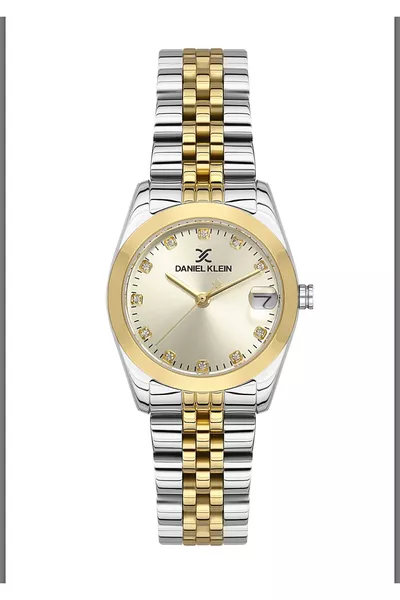 Damenuhr mit Stahlarmband, Geschenk inklusive