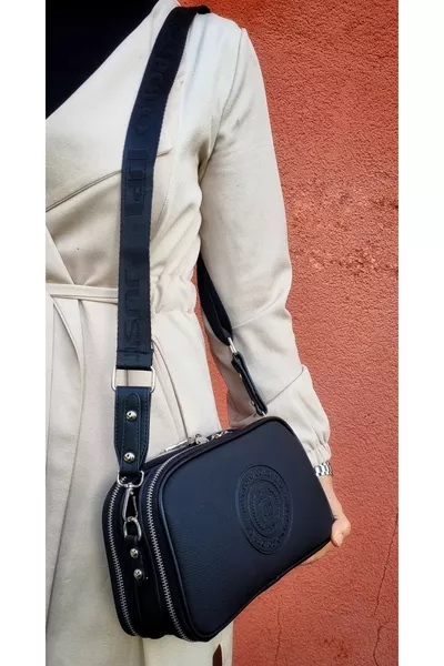 Justpolo Women's Lacos 5-Compartment Shoulder and Crossbody Bag