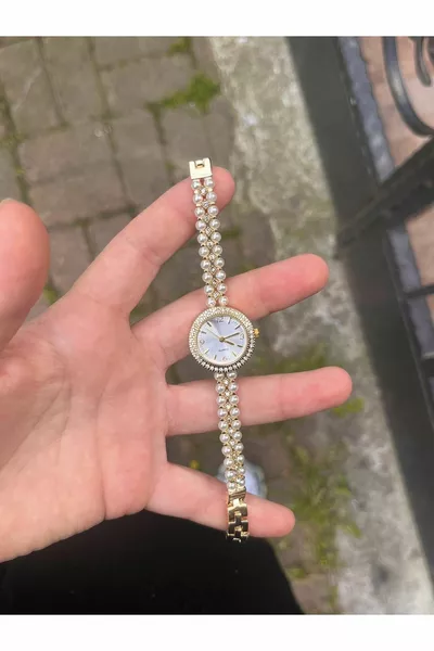 KADIN SAAT İNCİ TAŞLI MODEL