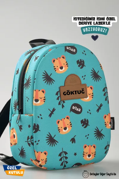 PERSONALIZED NAME - Cute Lion 0-8 Years - Nursery, Kindergarten Children's Backpack