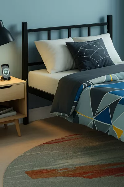 Titan Tek Kişilik Metal Karyola - Siyah ()