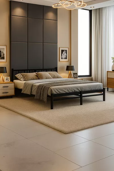 Titan Double Metal Bed Frame