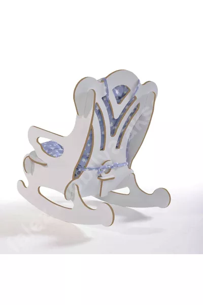 Rocking Baby Seat Chair Blue Star Cushion