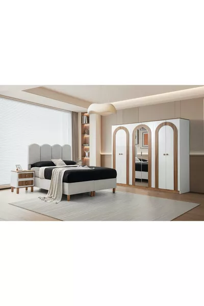 Alpina % MDF Yatak Odası Takımı % MDF | Ücretsiz Teslimat ve Kurulum