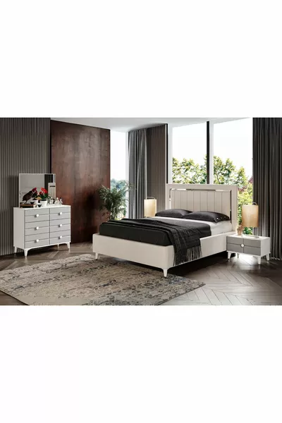 Adra Grey Bedroom Set