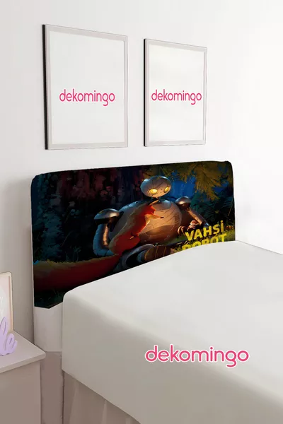 WILD ROBOT BEDSIDE HEADBOARD COVER