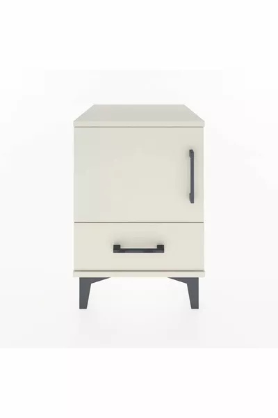 خزانة هايبريون بجرف واحد ودرج واحد وباب واحد حجر القمر- حجر القمر