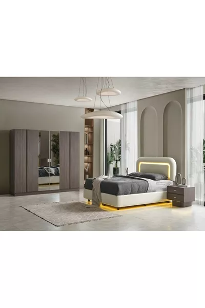 طقم غرفة نوم من MDF كيرميس