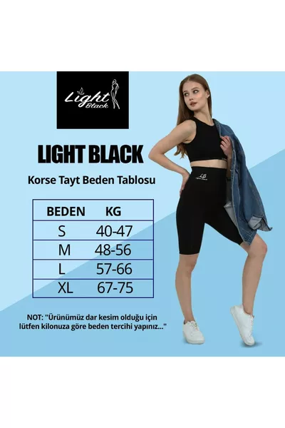 - مخصر لتقليص المقاس بمقدار مقاسين - شد الجسم - بعد الولادة - شورت مشد قصير (ملابس خارجية)