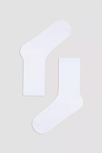 3 Pairs of Cotton Ribbed Ankle Socks