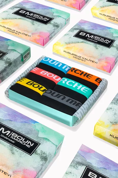 بوكسر رجالي ليكرا بريميوم عبوة 6 قطع دانييل