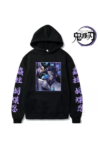 Sweat-shirts à capuche Anime Chasseur de démons Shinobu Kocho