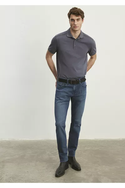 Джинсы Jake Lux Black Vintage индиго синий 