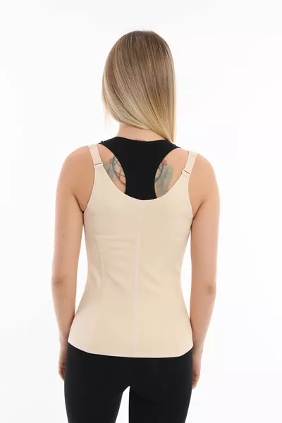 Corsetto in lattice con stecche di acciaio per supporto lombare, modellante e snellente, corsetto post parto per neomamme