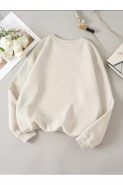 BRATZ baskılı kız çocuk sweatshirt