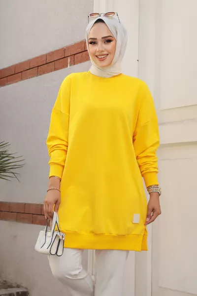 Yellow Hijab Tunic SR