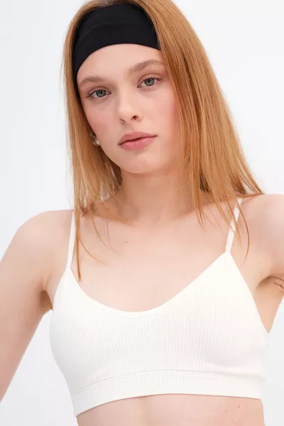 Chest Padded Seamless Crop Tank Top 