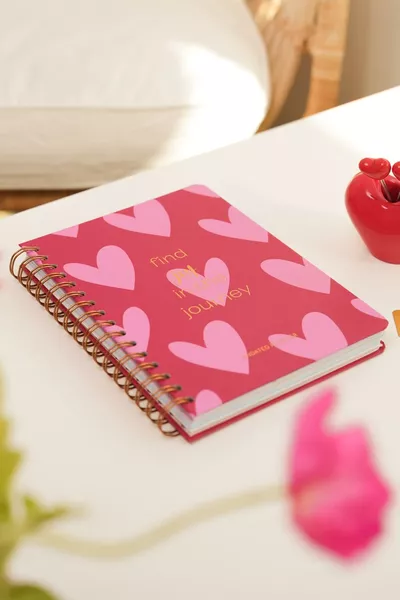  Спирален Блокер за Организация с НесРОЧЕН ПЛАНЕР, Мотивационни Страници, Сърца