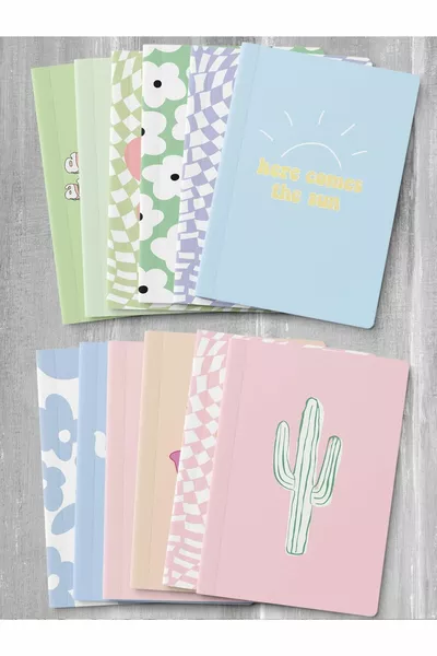 Quaderno Notebook,  Quaderni senza Righe, Diario dei Ricordi e delle Idee, Quaderno da Regalo, Formato Mini -  Pagine