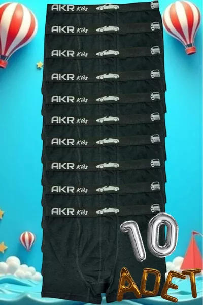 Jungen Baumwoll-Elasthan-Boxershorts er Pack