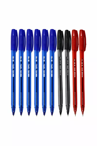  Tükenmez Kalem 1.0 Mm 3 Renk Set 'lu