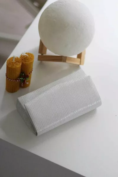 Sac à bandoulière mini blanc pailleté femme