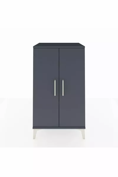 Хиперион Бюфет с 2 рафта и 2 врати Антрацит-Антрацит