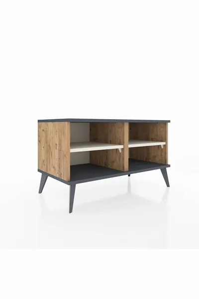 Hyperion Dresser 2-Shelf Pine-Anthracite/Ash
