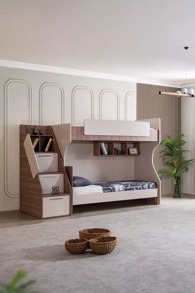 Stapelbed, Milano Modern Tweepersoons Stapelbed