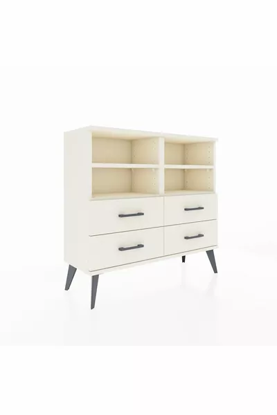 Arges Şifonyer 4 Raflı 4 Çekmeceli  Aytaşı-Aytaşı