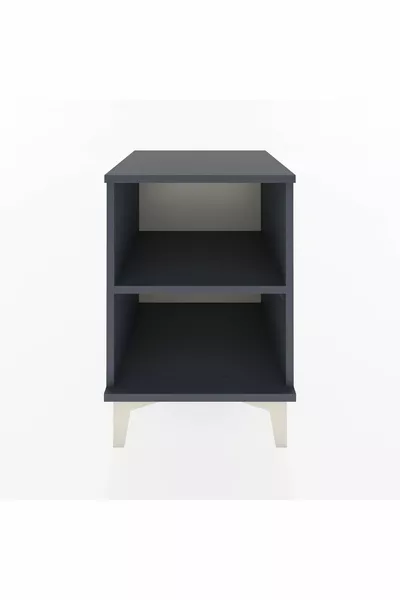 Hyperion Nachttisch mit einer Ablage Anthrazit-Anthrazit