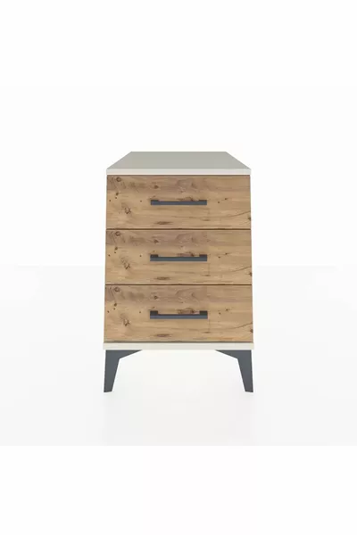 Kronos Nachtkastje met 3 Lade Agaat-den
