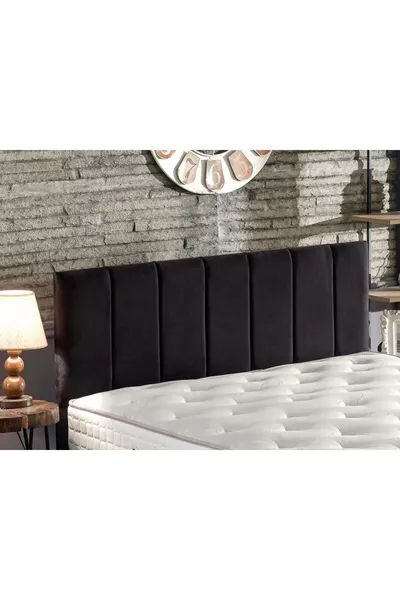 Нирон Пиано Лайт Табла - Табла за двойно легло, Изтриваща се черна материя Сохо