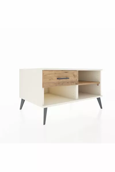 خزانة كرونوس بدرج واحد ورف واحد - حجر القمر والصنوبر