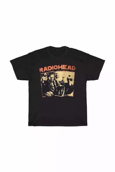 Zwart Radiohead Groep Unisex T-shirt
