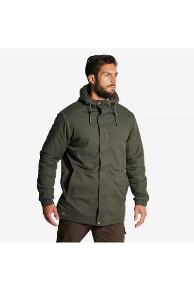 معطف شتوي مقاوم للماء للرجال من سولوجناك - °م - أخضر - للصيد ومراقبة الطبيعة - 