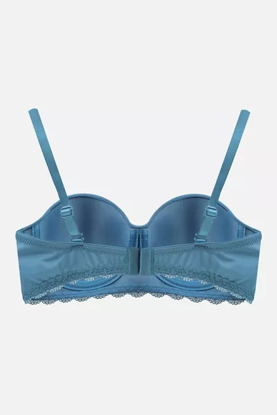 Дамски микрофибърен сутиен без подплънки с тънки презрамки