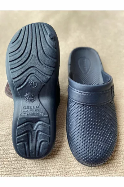 شبشب مرحاض حديقة شرفة حمام بنعل خفيف ومريح ومغلق من الأمام